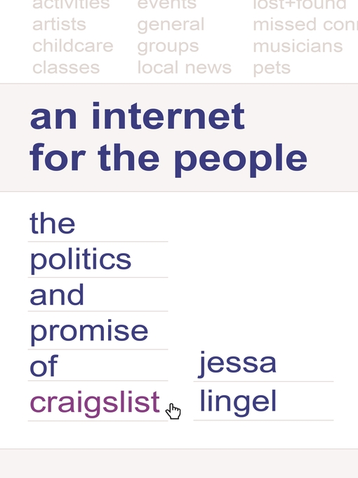 Title details for An Internet for the People by Jessa Lingel - Available